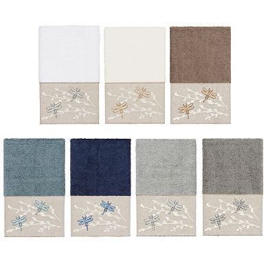 Linum Home Textiles Turkish Cotton Braelyn Embellished Hand Towel