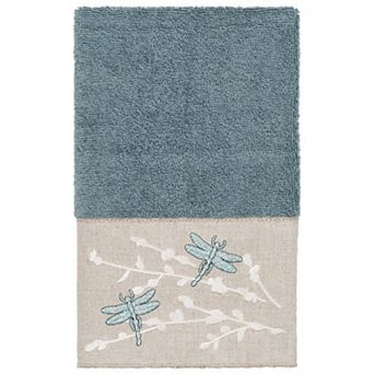 Linum Home Textiles Turkish Cotton Braelyn Embellished Hand Towel