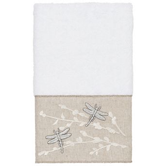 Linum Home Textiles Turkish Cotton Braelyn Embellished Hand Towel