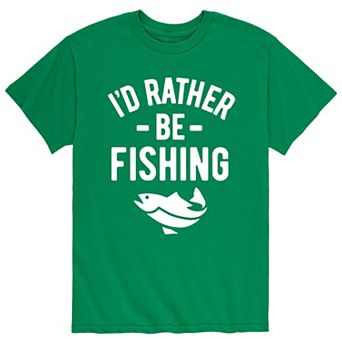 Men's I'd Rather Be Fishing Tee
