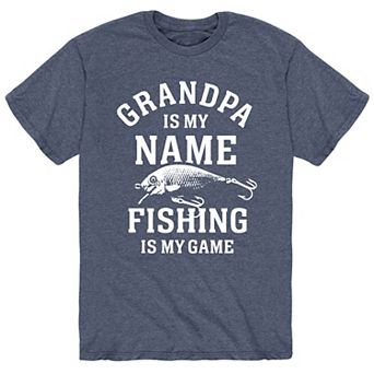 Men's Grandpa Fishing Game Tee