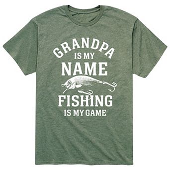 Men's Grandpa Fishing Game Tee