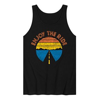 Men's Enjoy The Ride Road Sunset Tank Top