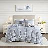 Madison Park Aiden 5-Piece Cotton Clipped Comforter Set with Shams