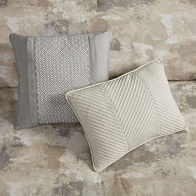 Madison Park Inspire 7-Piece Oeko-Tex Certified Cotton Rich Comforter Set with Shams