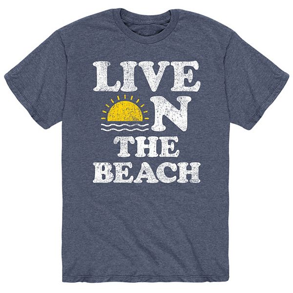 Men's Live On The Beach Tee