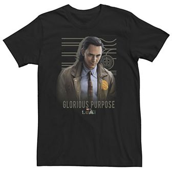 Big & Tall Marvel Loki Glorious Purpose Portrait Tee