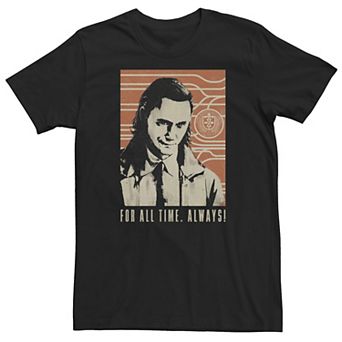 Big & Tall Marvel Loki For All Time Always Poster Tee