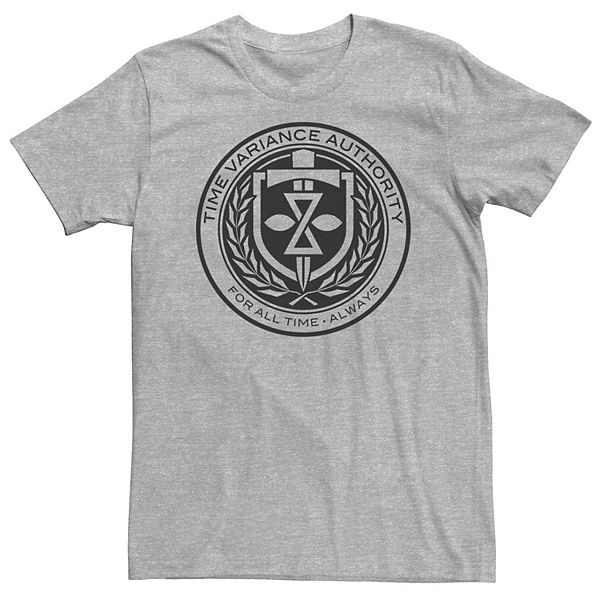 Big & Tall Marvel Loki Time Variance Authority For All Time Always Logo Tee