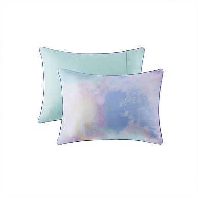 Intelligent Design Karissa Watercolor Tie Dye Antimicrobial Comforter Set with Shams