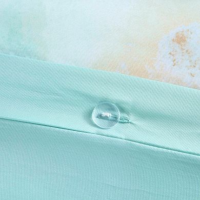 Intelligent Design Karissa Watercolor Tie Dye Antimicrobial Duvet Cover Set with Shams