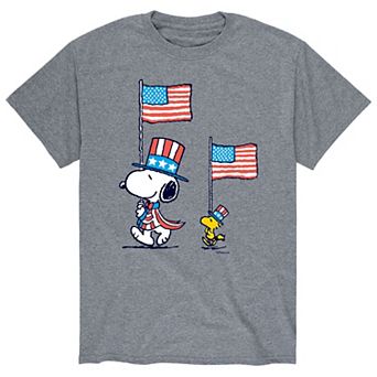 Men's Peanuts Snoopy Woodstock March Tee