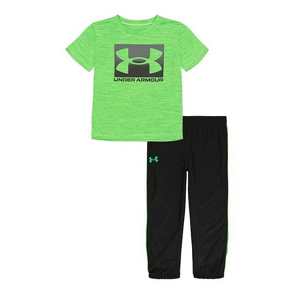 Toddler Boy Under Armour Core Jogger Pants & Graphic Tee Set