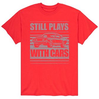 Men's Still Plays With Cars Tee