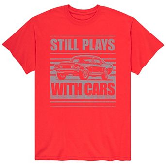 Men's Still Plays With Cars Tee