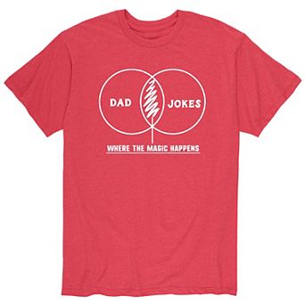 Men's Dad Joke Venn Diagram Tee