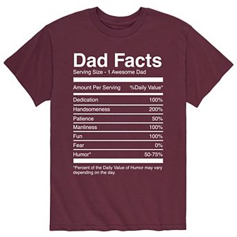 Men's Dad Facts Tee