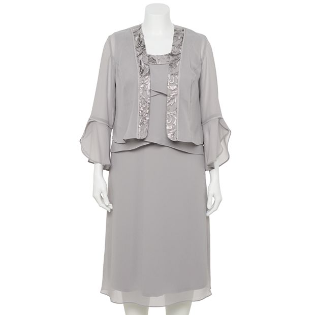 Le bos plus embroidered jacket clearance dress