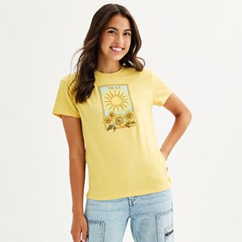 Juniors' "The Sun" Tarot Card Graphic Tee
