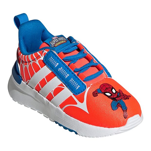 adidas Racer TR21 Marvel Spider-Man Superhero Baby/Toddler Shoes