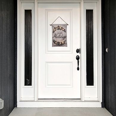 LumaBase Happy Holidays LED Banner Wall Decor