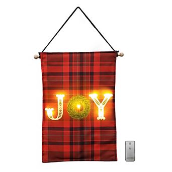 LumaBase LED Joy Banner Wall Decor