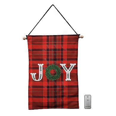 LumaBase LED Joy Banner Wall Decor