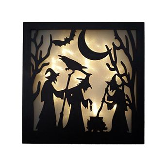 LumaBase Witch's Brew Light-Up Wall Decor