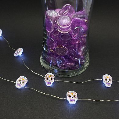 Sugar Skull LED Fairy String Lights 2-piece Set