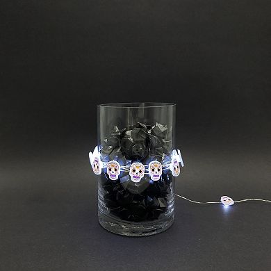 Sugar Skull LED Fairy String Lights 2-piece Set