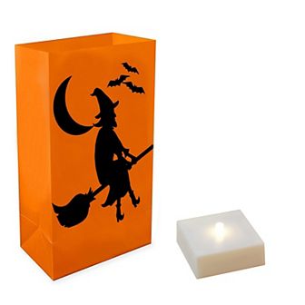 Flying Witch LED Luminaria Bag & Light 6 pc Set