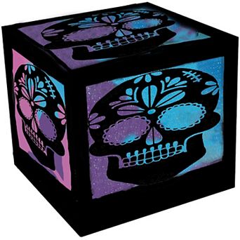 Color Changing Sugar Skull Table Decor