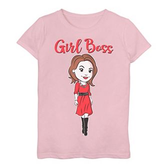 Girls 7-16 Monopoly Ms. Monopoly Girl Boss Tee