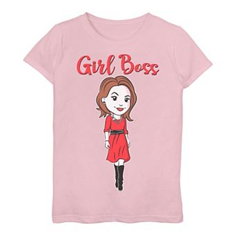 Girls 7-16 Monopoly Ms. Monopoly Girl Boss Tee