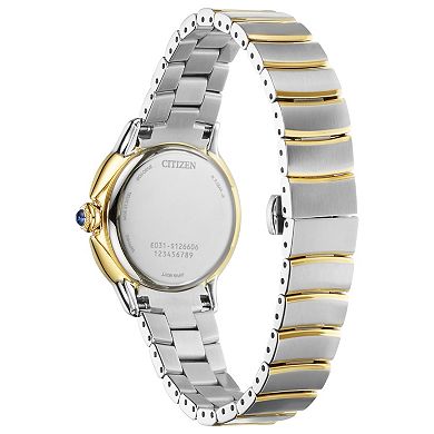 Citizen Eco-Drive Women's Ceci Two-Tone Stainless Steel Bracelet Watch - EM0954-50E