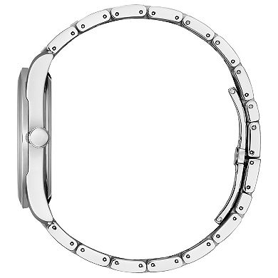 Citizen Eco-Drive Men's Arezzo Silver-Tone Stainless Steel Bracelet Watch - AW1690-51E