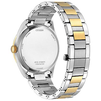 Citizen Eco-Drive Men's Arezzo Two-Tone Stainless Steel Bracelet Watch - AW1694-50A