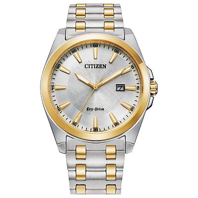 Citizen Eco Drive Men s Corso Two Tone Stainless Steel Bracelet Watch BM7534 59A