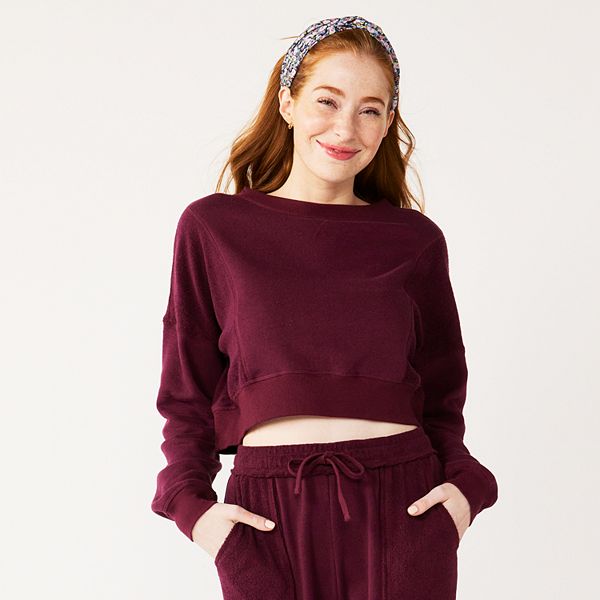 Reverse Terry Stitched Top