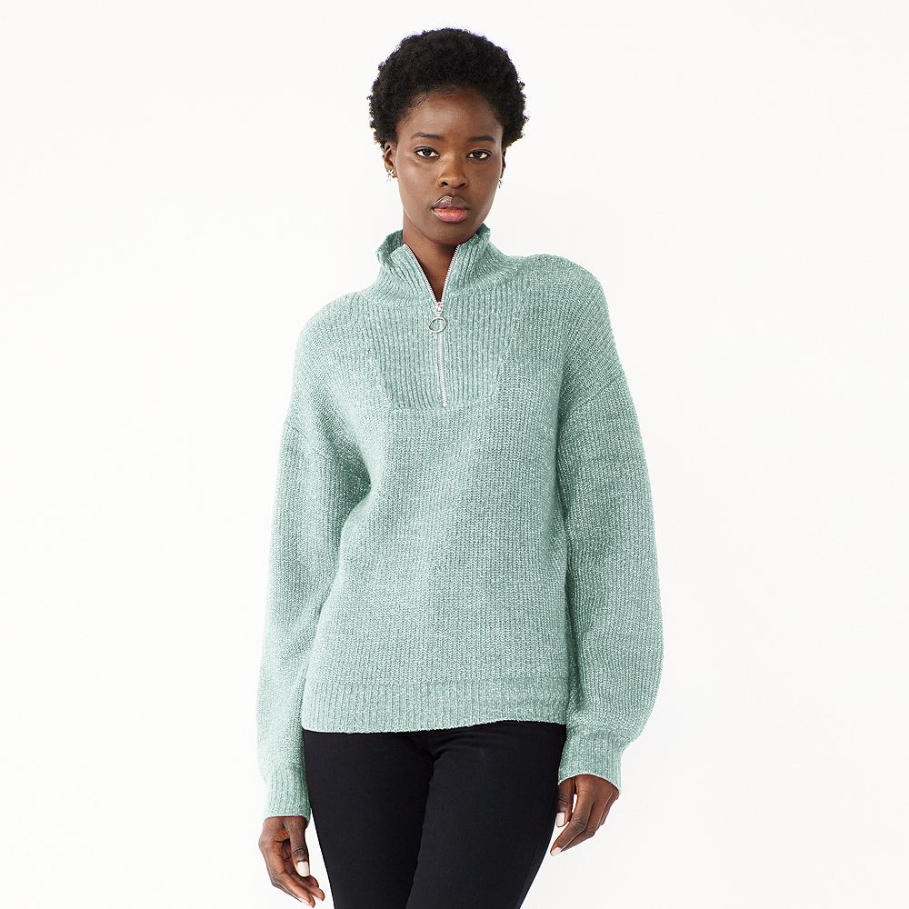 Women's Nine West Quarter Zip Pullover Sweater