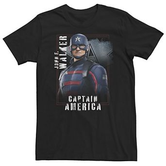Big & Tall Marvel John F. Walker Captain America Tee