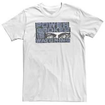 Big & Tall Marvel Falcon And The Winter Soldier "Power Broker Is Watching" V3 Tee