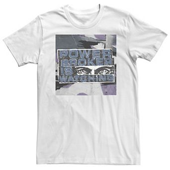 Big & Tall Marvel The Falcon And The Winter Soldier "Power Broker Is Watching" Poster Tee