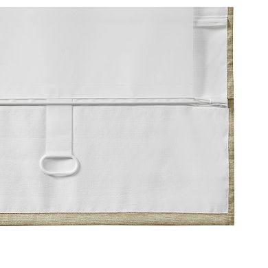 Madison Park Leighton Faux Silk Room Darkening Cordless Roman Shade