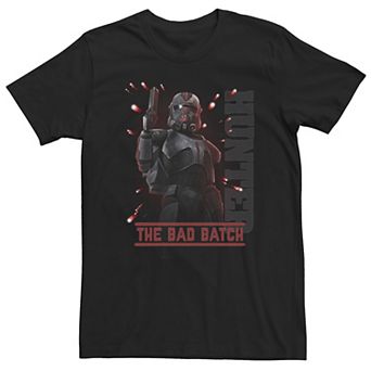 Big & Tall Star Wars: The Bad Batch Hunter Portrait Tee