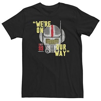 Big & Tall Star Wars: The Bad Batch Unit 99 We're On Our Way Tee