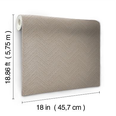 RoomMates Herringbone Weave Peel & Stick Wallpaper