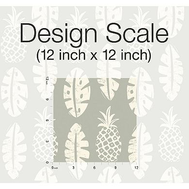 RoomMates Pineapple Peel & Stick Wallpaper