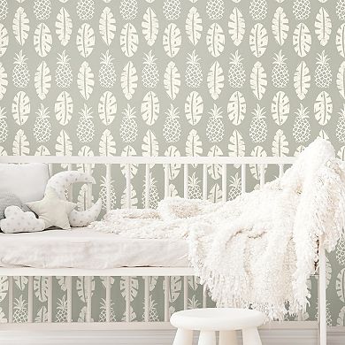 RoomMates Pineapple Peel & Stick Wallpaper