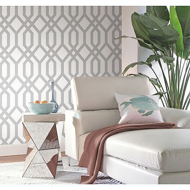 RoomMates Gazebo Lattice Peel & Stick Wallpaper